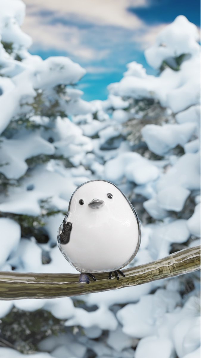 mrn_blender's tweet image. シマエナガ
一回生で見てみたい
#b3d #3DCG ＃blender