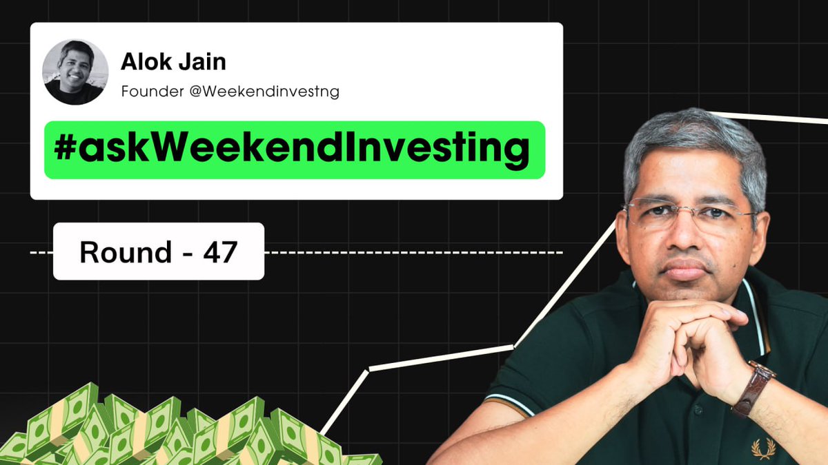 Today we go for Round 47 of #askweekendinvesting.  

In this series our effort is to address all queries regarding WI products, smallcase processes, support, markets etc.      

Click on the link below to ask your questions 

forms.gle/uYU225uPcNwzbf…