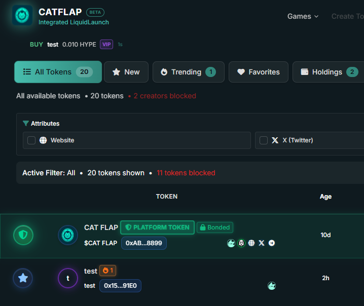 Yesterday, I launched a fun new feature: Peanut Wallet Tracking.
When Peanut buys a token, their name will appear in purple in the Event Bar, and the token will have a purple border.

However, if you refresh the page, it will disappear.
(This issue will be fixed after the