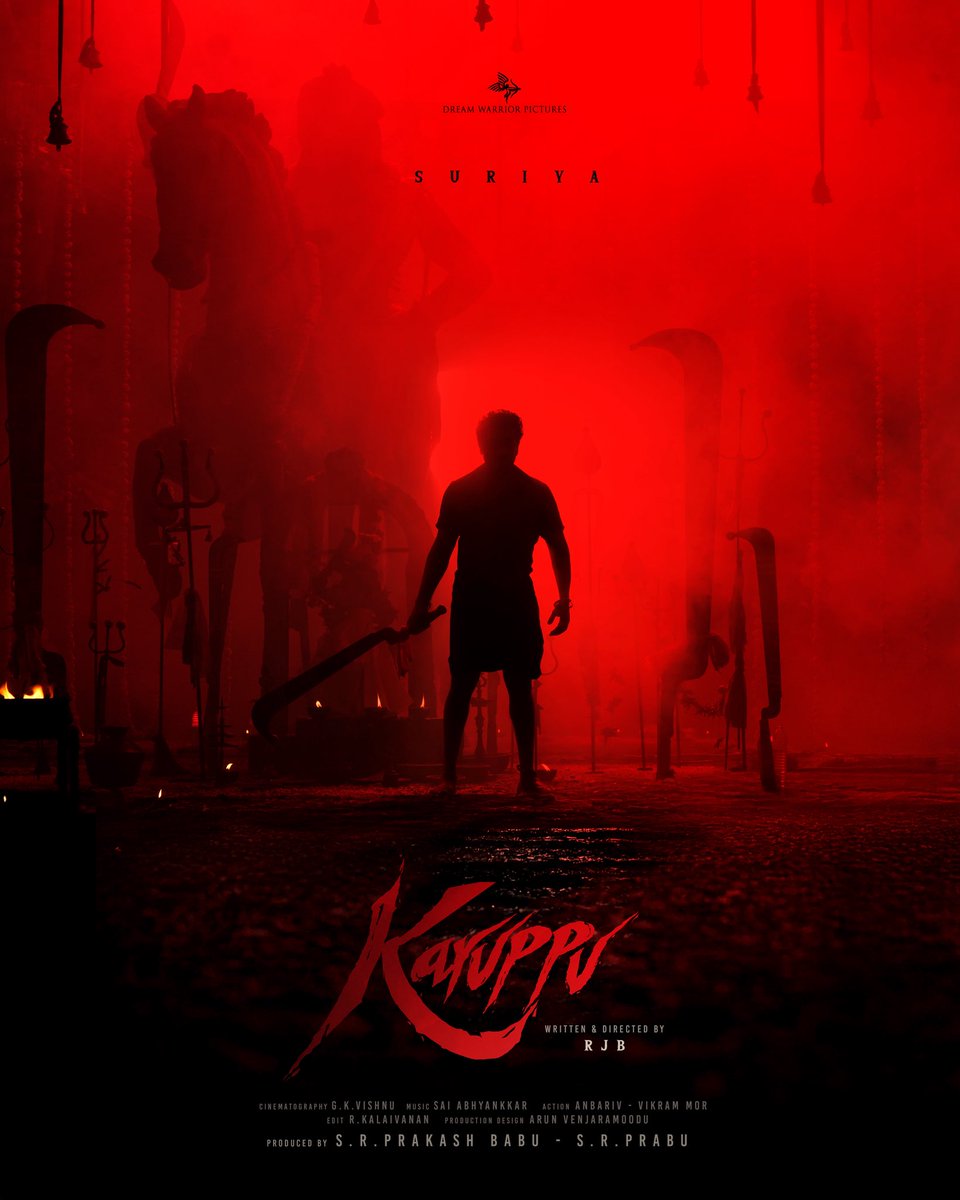 So Happy and Proud to Present you the #Karuppu #கருப்பு to you!! 

#HappyBirthdayRJBalaji 💐💐 <a href="/RJ_Balaji/">RJ Balaji</a>