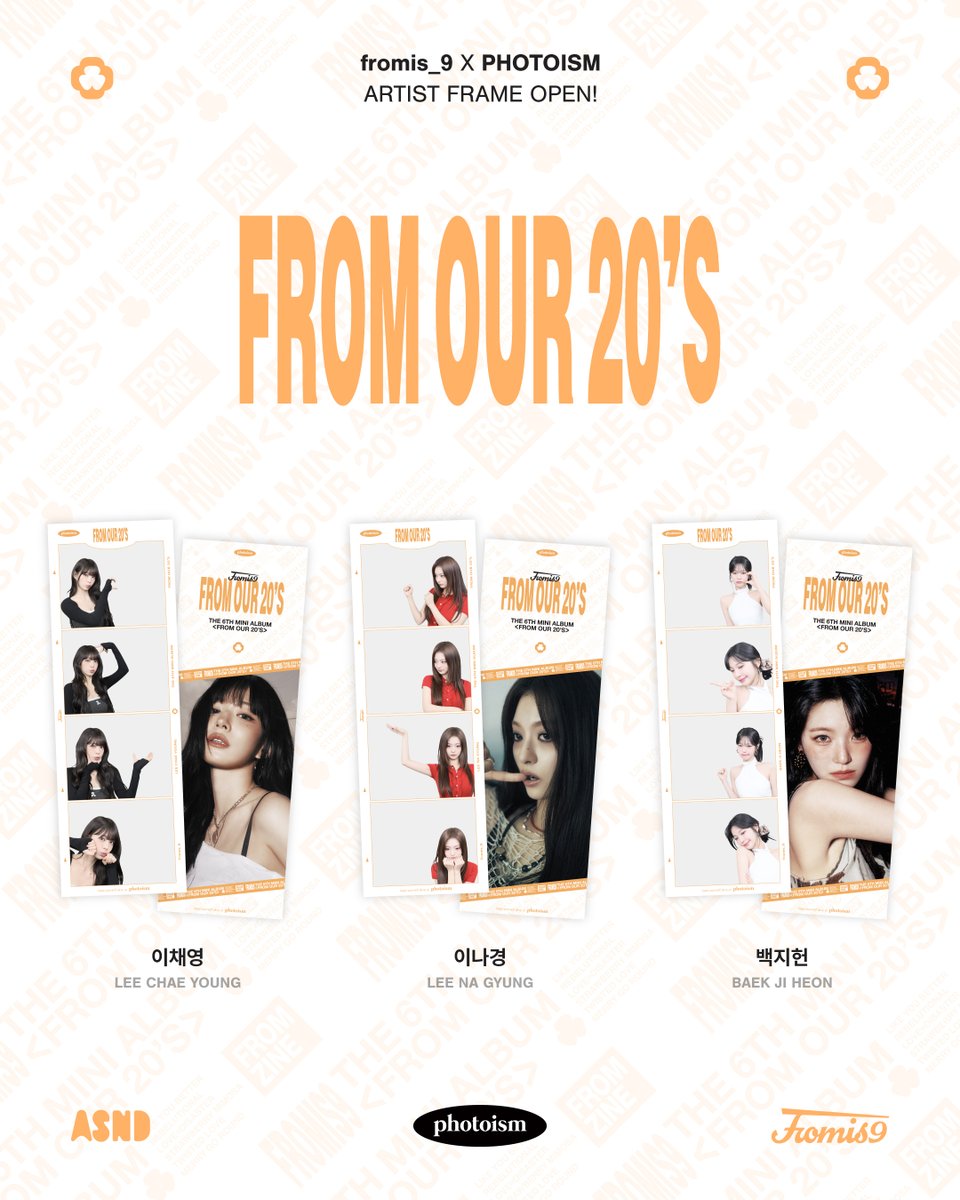 PHOTOISM X fromis_9 ARTIST FRAME OPEN ! 「fromis_9」の 6th Mini
