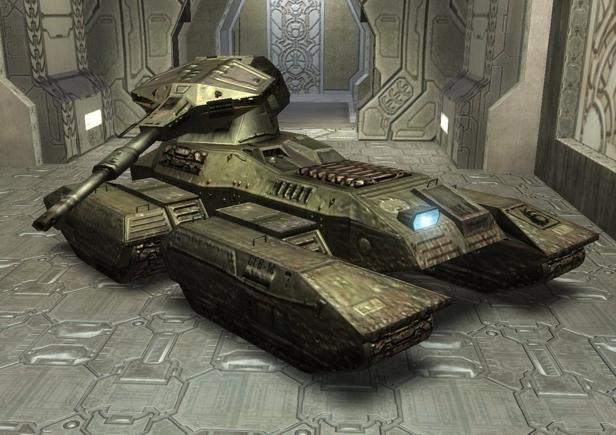 Poking around #Halo 2's core shader code, here's how the game looks when the standard object shadows have a (faked) higher resolution &amp; softer appearance.
