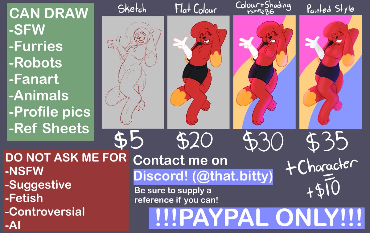 That__Bitty's tweet image. 📌 Oh yeah my New C0mm1ssion sheet yall‼️‼️‼️
my strawpage has some good examples of my art!!1!
— thatbitty.straw.page