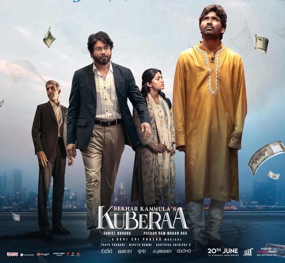 karthiksubbaraj's tweet image. Wishing @dhanushkraja Sir @iamnagarjuna Sir @sekharkammula Sir @ThisIsDSP
@iamRashmika @jimSarbh
and the entire team of #Kuberaa the very best for a BLOCKBUSTER Success at the theatres…🤗 💥💥