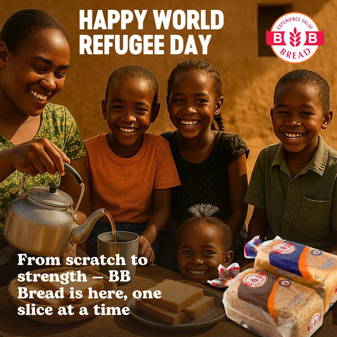 BBbreadKe's tweet photo. Today, we honour the courage, strength, and resilience of refugees around the world. 🌍💛
At BB Bread, we believe that every small act of care,like sharing a slice of bread-can help rebuild hope, one family at a time.
Happy World Refugee Day.
#WorldRefugeeDay #BBbread #Mask #BB https://t.co/1EZ84TTtcq