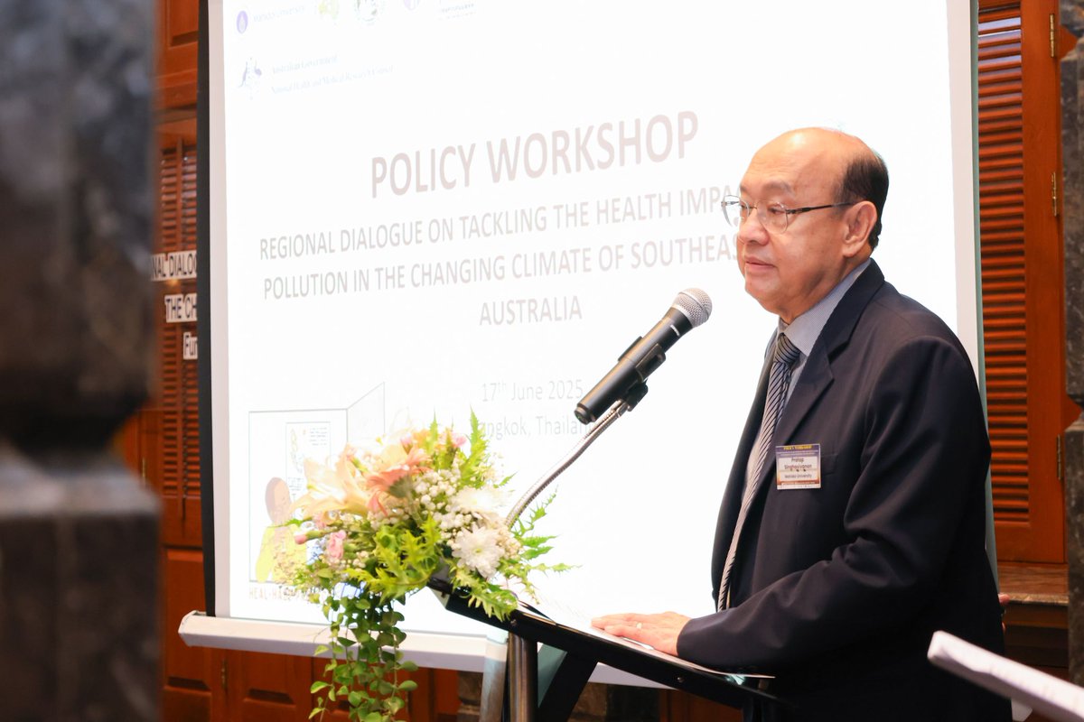 HEALenviron's tweet image. SE Asia Day 05 | Bangkok - Regional Policy Workshop on Tackling the Health Impacts of Haze Pollution in Southeast Asia & Australia
@HEALenviron co-hosted a successful policy workshop in Bangkok, Thailand in partnership with Mahidol University, as part of #HEALHAZE & #CANBREATHE