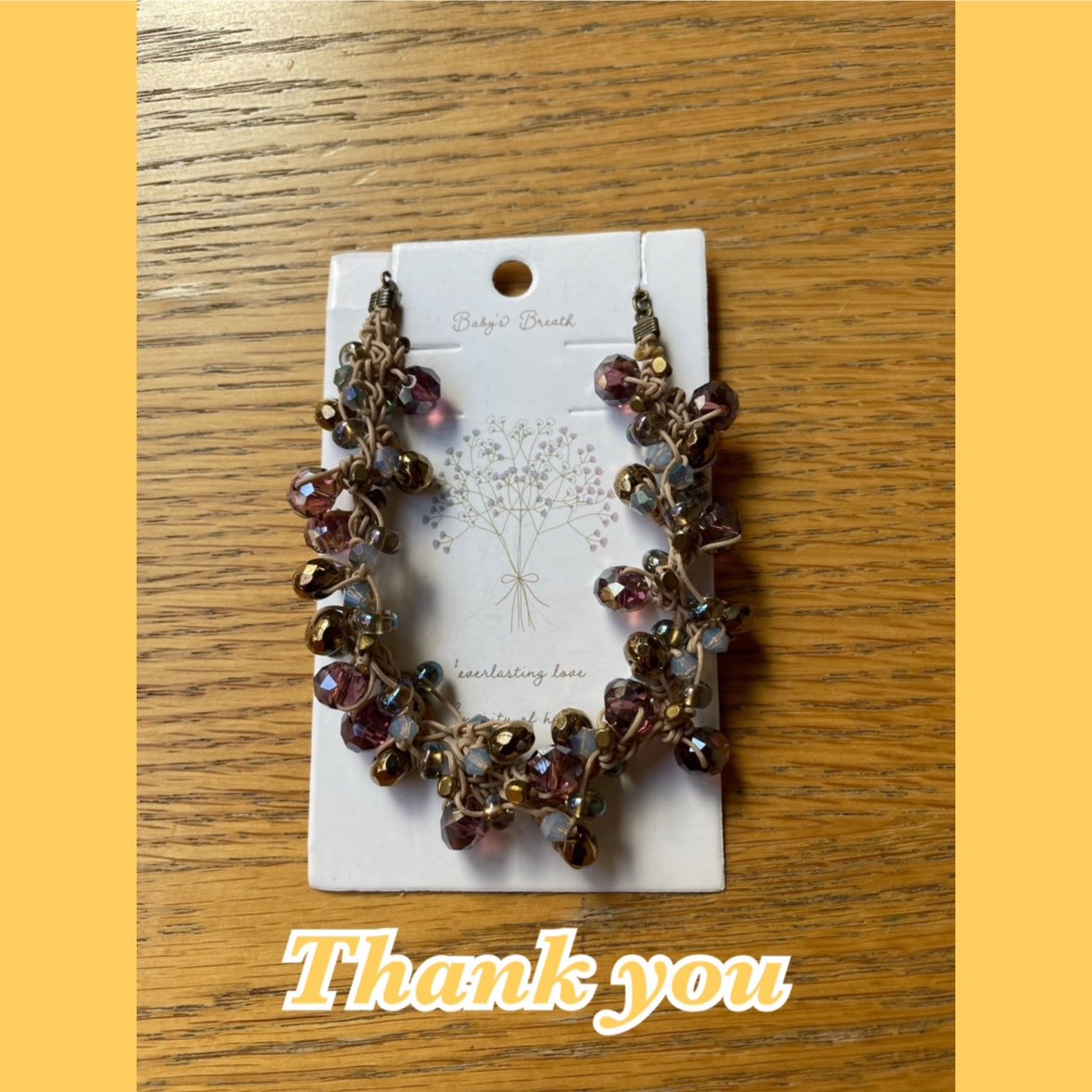 2024年2月15日『作家蚤の市』でこちらのベージュのヘアピン編みのネックレスがお嫁に行きました💐✨ありがとうございました💐✨こちらは製作は終了いたしました🙇‍♀️💐✨下記でも色々販売しております↓新作も販売しております

creema.jp/c/CandHLabo  

minne.com/chrome528