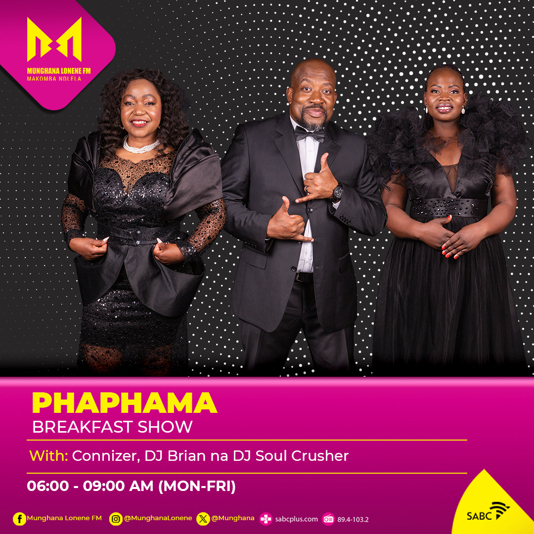 [Emoyeni] @Phaphamamlfm na <a href="/Djbrianrikhotso/">Dj Brian Rikhotso</a>, @connymikateko hi vuhumelerisi bya <a href="/Djsoulcrusher/">DJ Soul Crusher</a>. Sungula mahelo ya vhiki hi matimba lamakulu #60MatimbaYaXiyanimoya #makombandlela