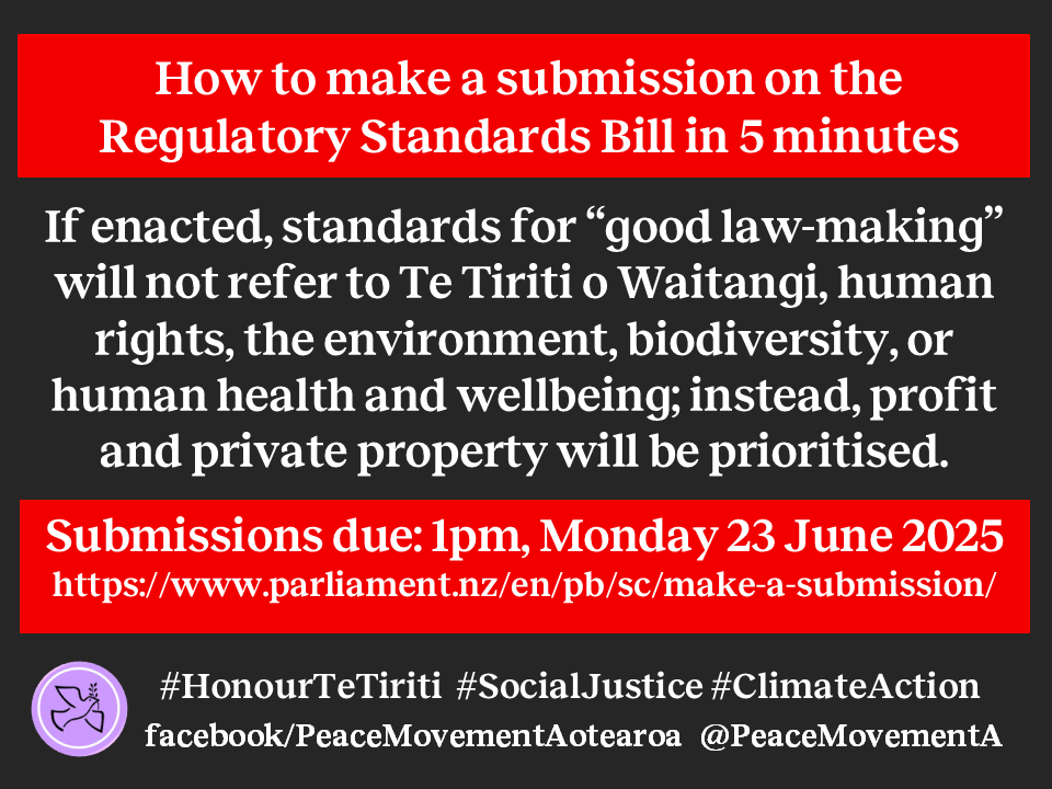 #ToitūTeTiriti Due Monday!👉🏼facebook.com/PeaceMovementA… #HonourTeTiriti #SocialJustice #ClimateAction <a href="/EpeliVl/">Epeli Vl</a> <a href="/uriohau/">Sina Brown-Davis سينا 🔻🇵🇸 🇳🇨</a> <a href="/JoannaKidman/">Joanna Kidman</a> <a href="/Paps_R/">Papaarangi Reid</a> <a href="/moanatribe/">Moana M</a> @Ahikaroa <a href="/nwotautahi/">Network Waitangi Ōtautahi</a> <a href="/WeavingHouse/">WomenAotearoaNZ</a> <a href="/dasafo123/">Dylan Asafo</a> <a href="/MakereSH/">Dr. Makere Stewart-Harawira @Makere@mastodon.nz</a> <a href="/alison_phipps/">Alison Phipps አሊሰን 🧡🕊️</a> <a href="/ronnykareni/">Ronny Kareni</a> <a href="/ZarahnSouthon/">ZarahnSouthon</a> <a href="/ClimateJusticeT/">Climate Justice Taranaki</a> <a href="/BiancaRanson/">Bianca Ranson</a>