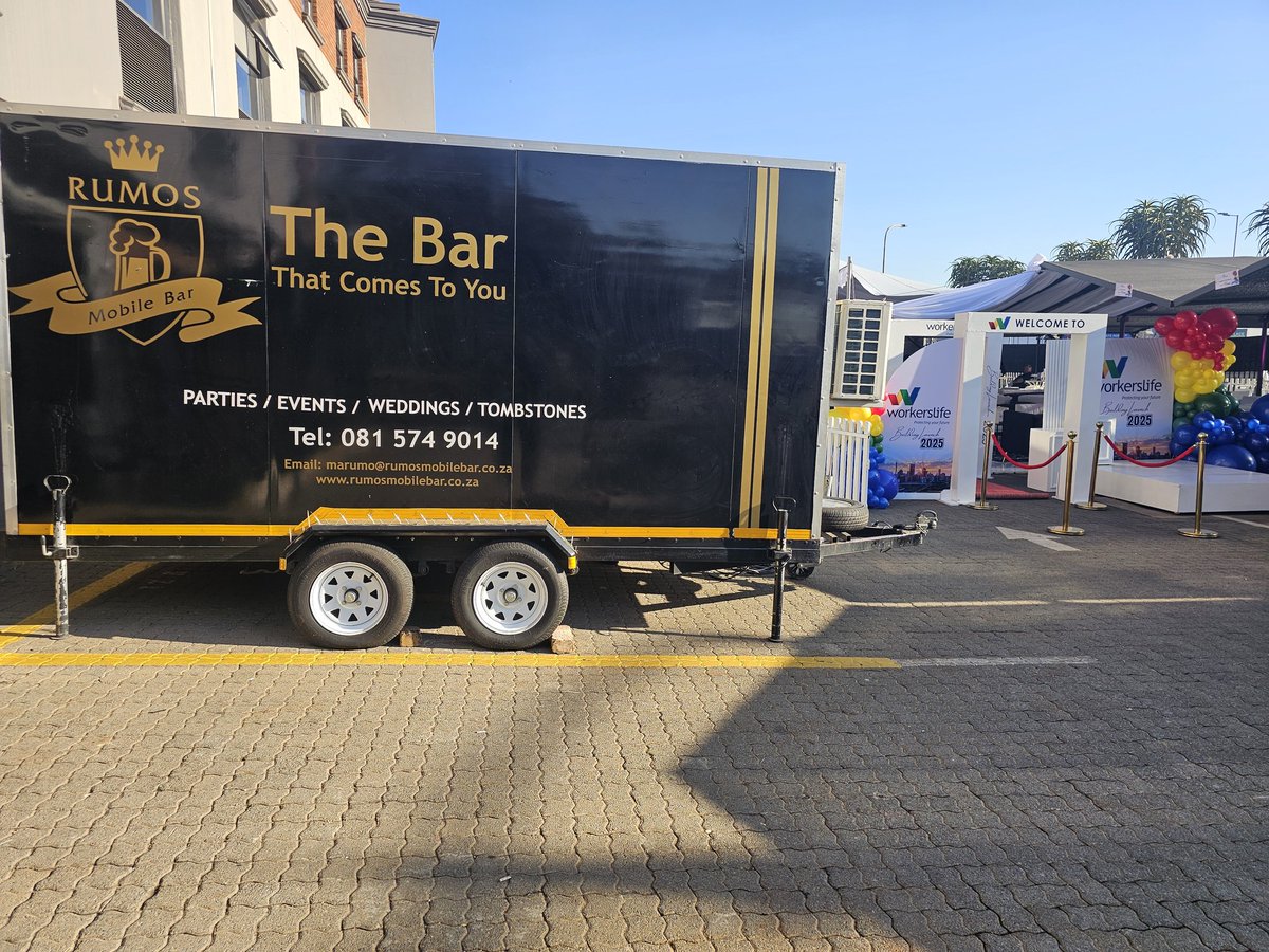rumosmobilebar's tweet photo. NEW BUILDING LAUNCH 🍺🍹🍸🥃🍾💥🍻🥳
Worker's Life Group 
Centurion 

We did the things that made the cocktails and beverages to do done! 

Rumos Mobile Bar 
"The Bar That Comes To You" 
081 574 9014 https://t.co/u1j1SnQ7HE