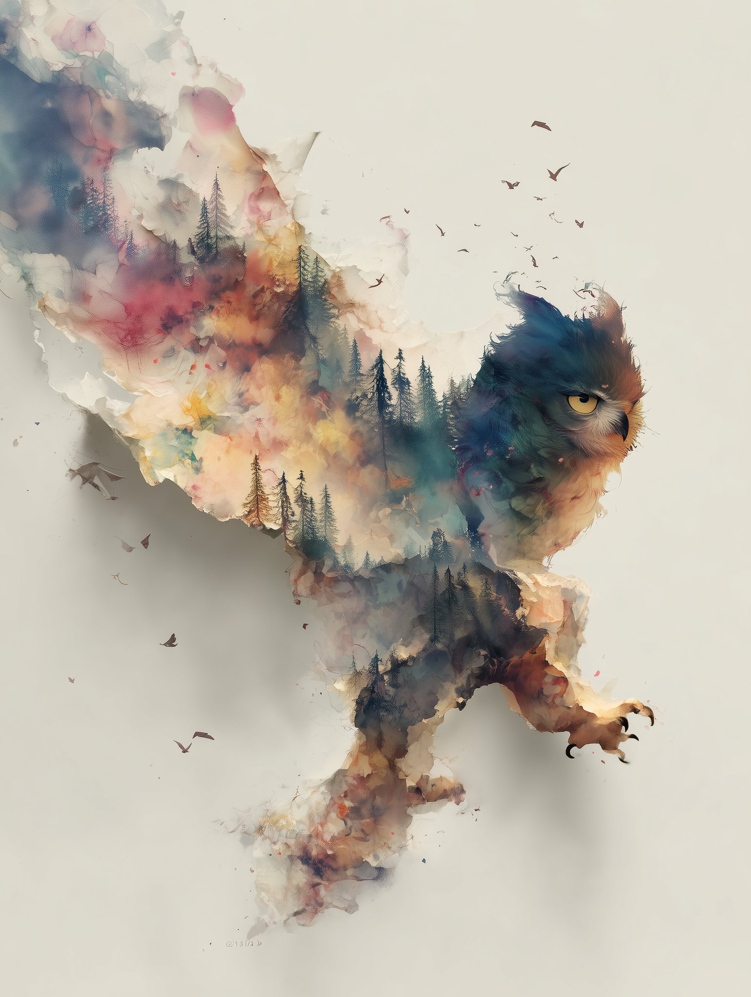 手描きイラスト オリジナル 「新作の調理支度」 原画 創作