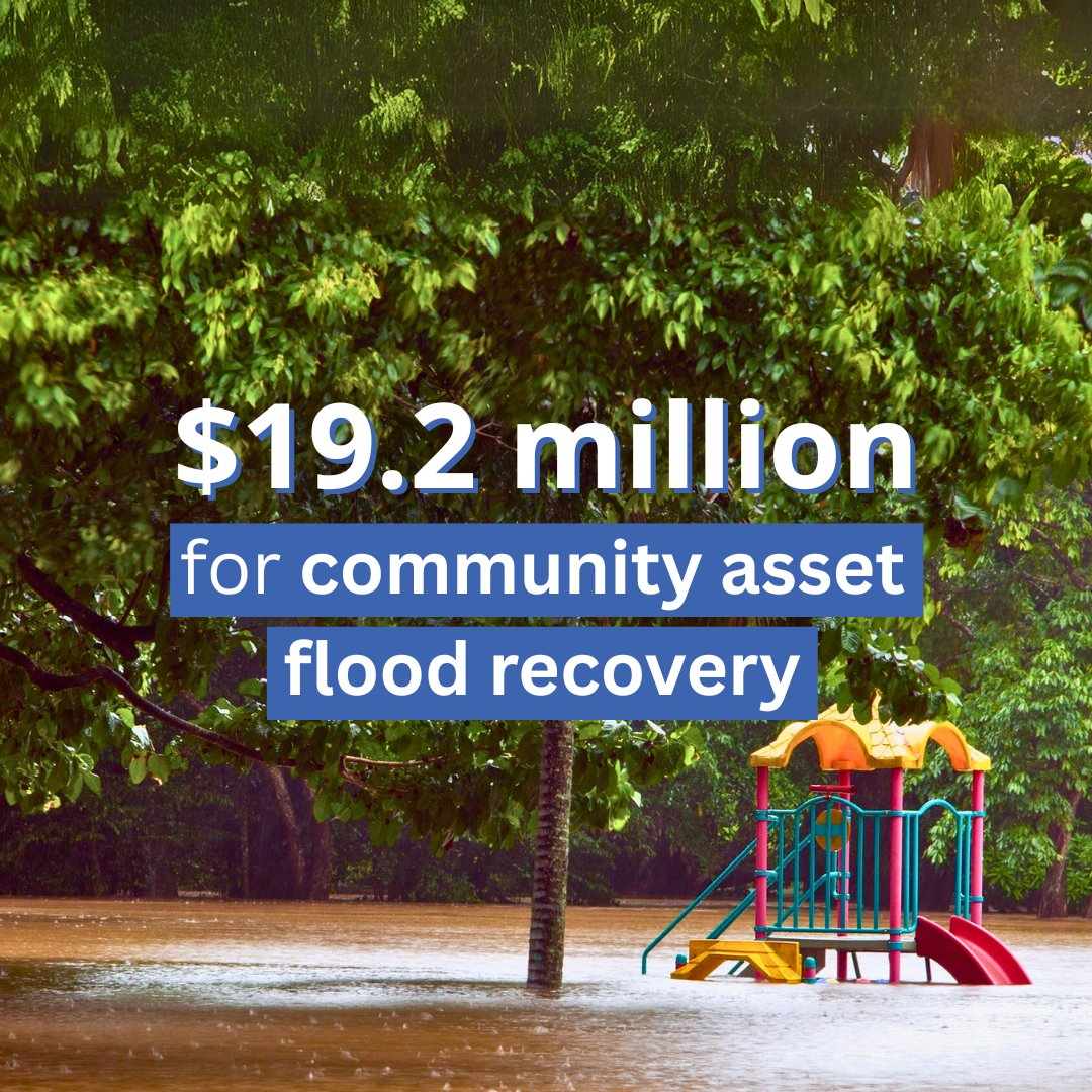 Parks, playgrounds, walking trails... community is built on spaces like these 🌳
That’s why we’re helping north and Far North #Queensland councils with a $19.2 million DRFA package to clean up and reopen flood impacted recreational spaces, and lift spirits in the region 💪