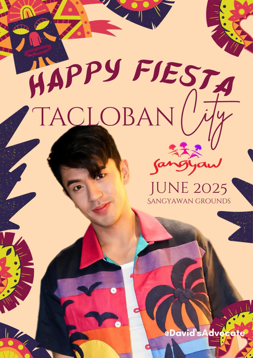 You coming to town? <a href="/davidlicauco/">David Licauco</a> 🤟🤭😊

#DavidLicauco 
#TaclobanFiesta
#SangyawFestival