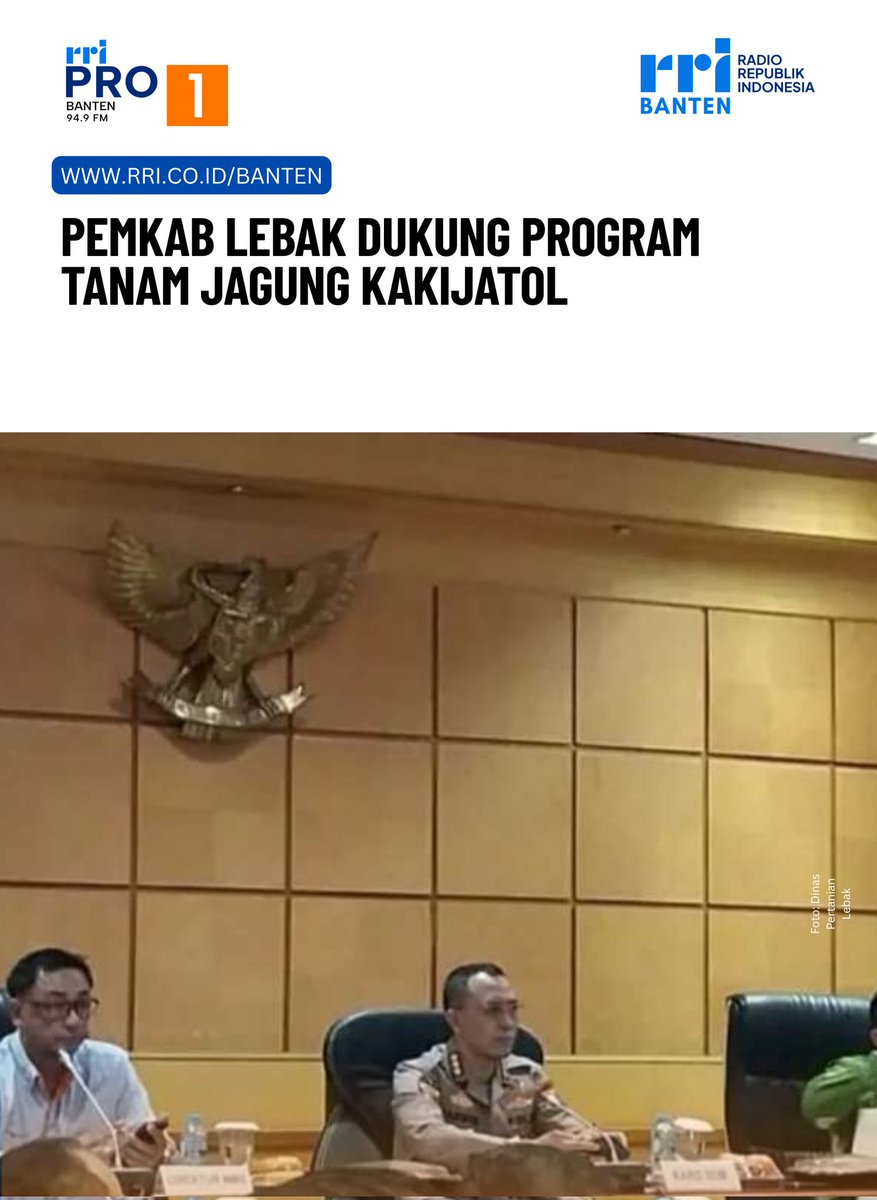 Pemkab Lebak Dukung Program Tanam Jagung KakiJaTol rri.co.id/banten/daerah/…