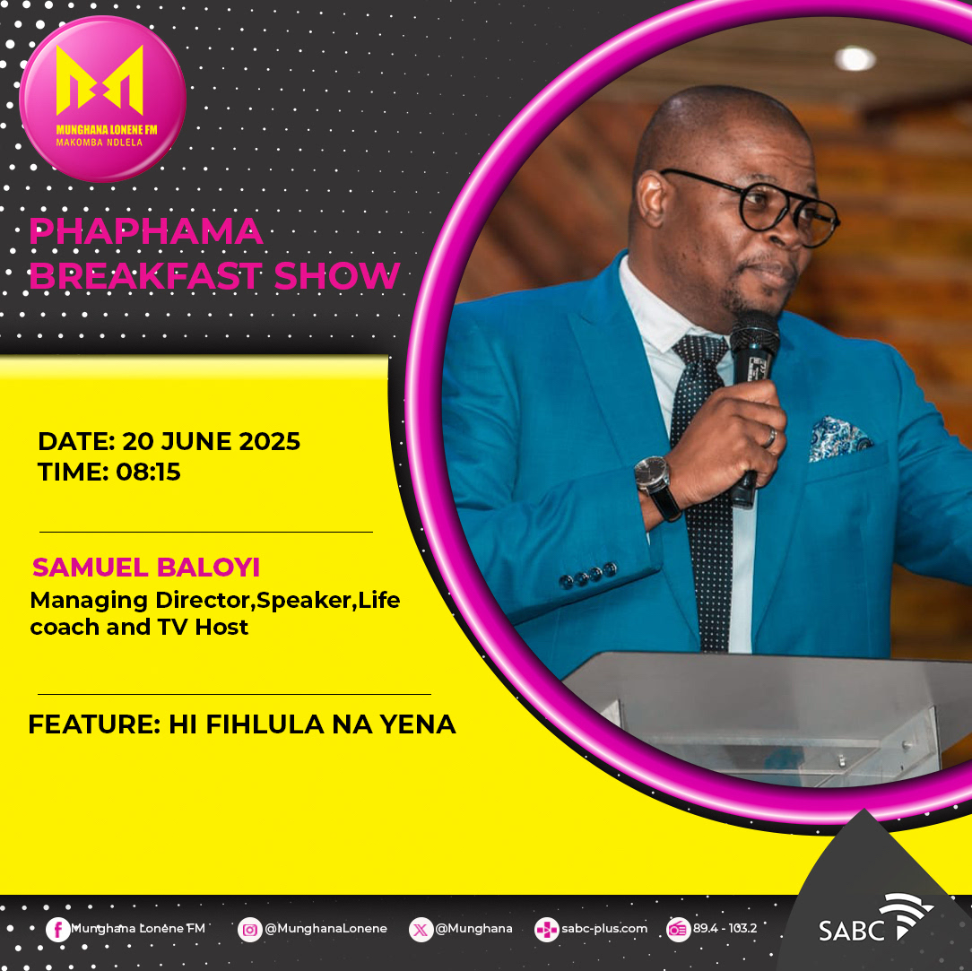 U nga kayeli loko hi fihlula na Samuel Baloyi eka @Phaphamamlfm na @djbrianrikhotso, @connymikateko hi vuhumelerisi bya @djsoulcrusher #makombandlela