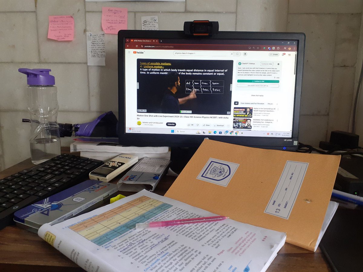 Ayushyadav1807's tweet image. Today, I studied Chapter 1 – Laws of Motion (9th Std) with the help of Ashu Sir. Big thanks to @ApniPathshala for providing us a computer to enhance our learning! 

#Grateful #ApniPathshala #LawsOfMotion #StudentLife #Class9 #ThankYouAshuSir
@malpani @Saipujariprasad