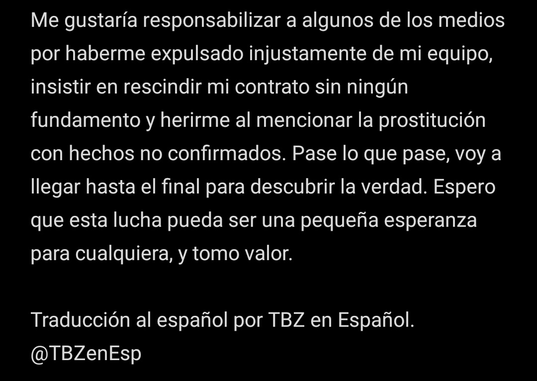 TBZenEsp's tweet photo. Declaración de Haknyeon vía instagram:
(la traducción puede estar sujeta a errores)

📎https://t.co/DcrPhDLXEw

Traducción por TBZ en Español. https://t.co/V8ObdBcyxH