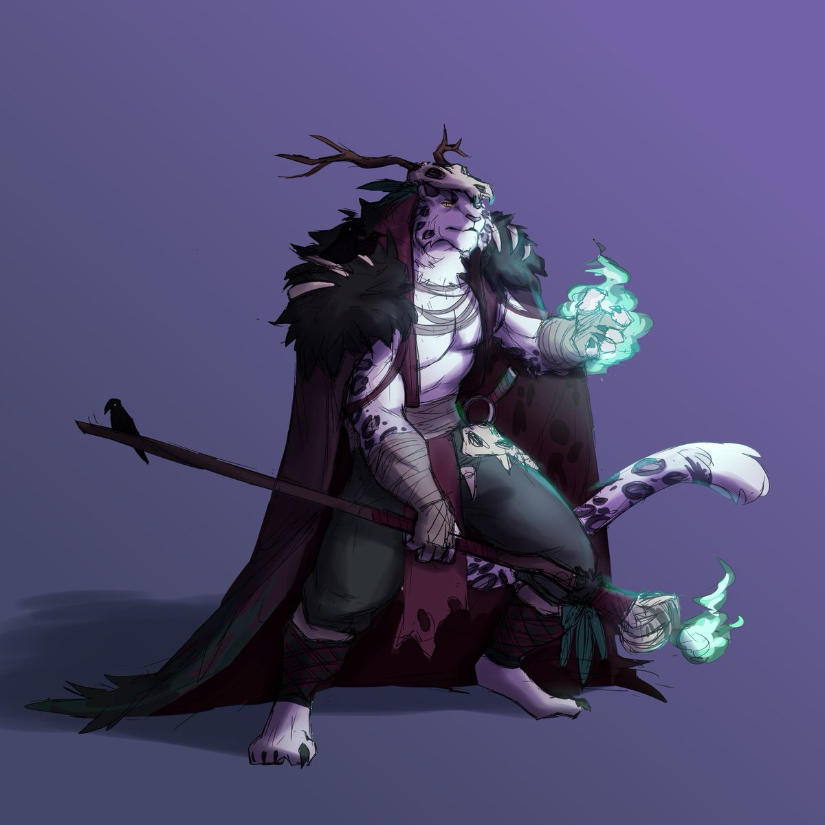 Dnd character design
Blizzard (Tabaxi)
Monk way of the Long Death
&amp;
Druid circle of Wildfire