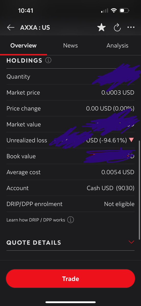 Pinchy124's tweet photo. $axxa @exxegroup Why the block? I apologized for saying “wtf” while sharing my % loss. I trusted your words, averaged down, and still took a hit. Call you out, and you block me? Seems immature. #investing #stocks https://t.co/lLo8ar2UCj