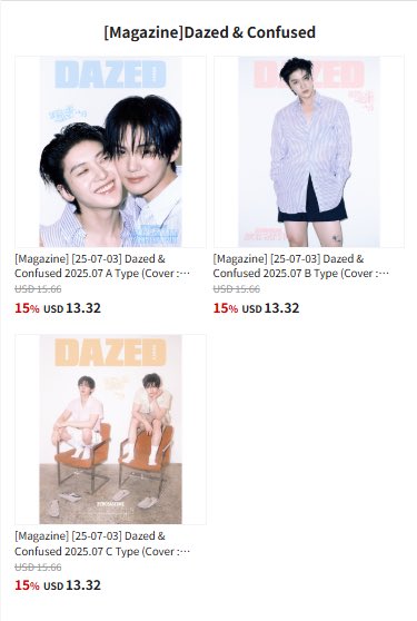 ★ZB1 GLOBAL UNION
#Ktown4u (<a href="/Ktown4u_com/">Ktown4u_com</a>) X <a href="/SMTGLOBAL02/">SEOK MATTHEW GLOBAL</a> 

❣️ [Magazine] MATTHEW and GYUVIN for Dazed &amp; Confused 'BOYS + BE = BASIC' Dazed Korea 2025 July Issue
🌟 Up to 15% Discounts until sold out
🔗 FC Link tinyurl.com/4paskhfh

#SEOKMATTHEW #석매튜 
#ソクマシュー #石友铉