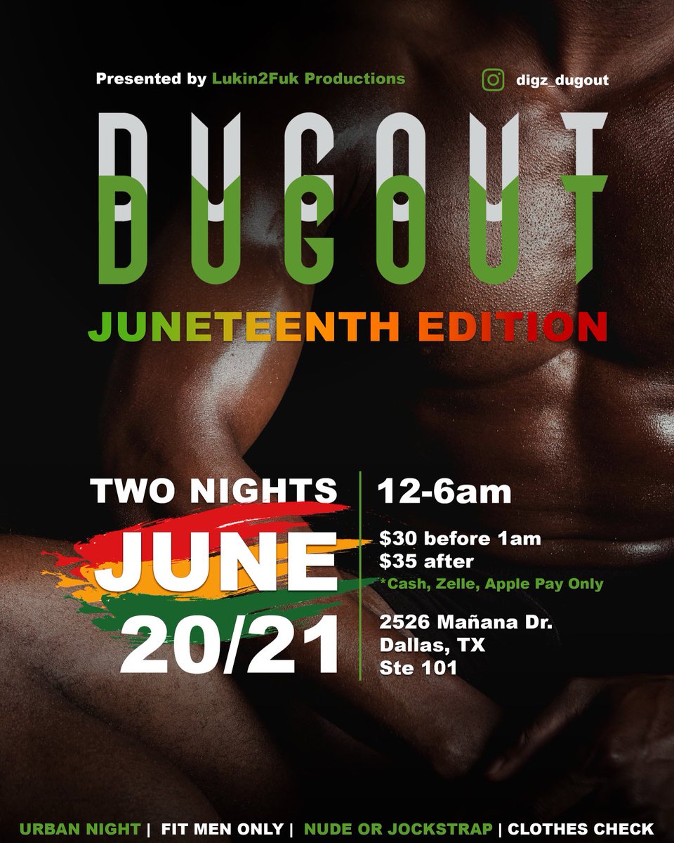 If you are in Dallas this weekend here’s. A spot tha e some fun @Lukin2fuk