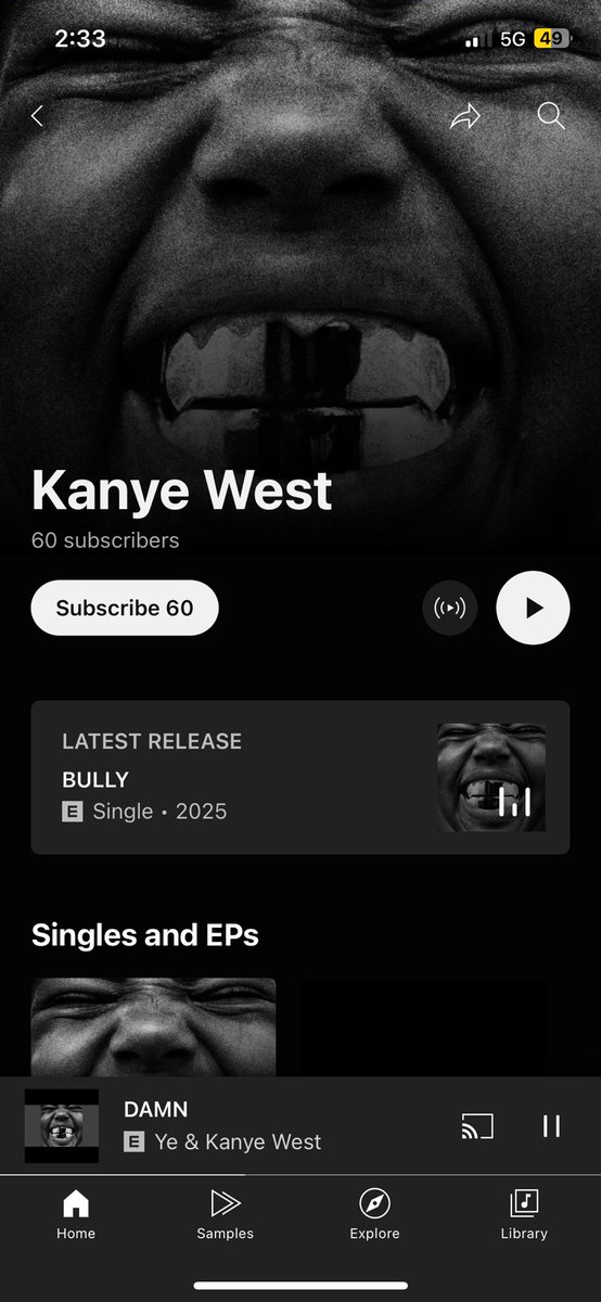Kwesthotshit's tweet photo. @kanyestreams1 It’s linked to a random Kanye account https://t.co/AvVRmA6ycT