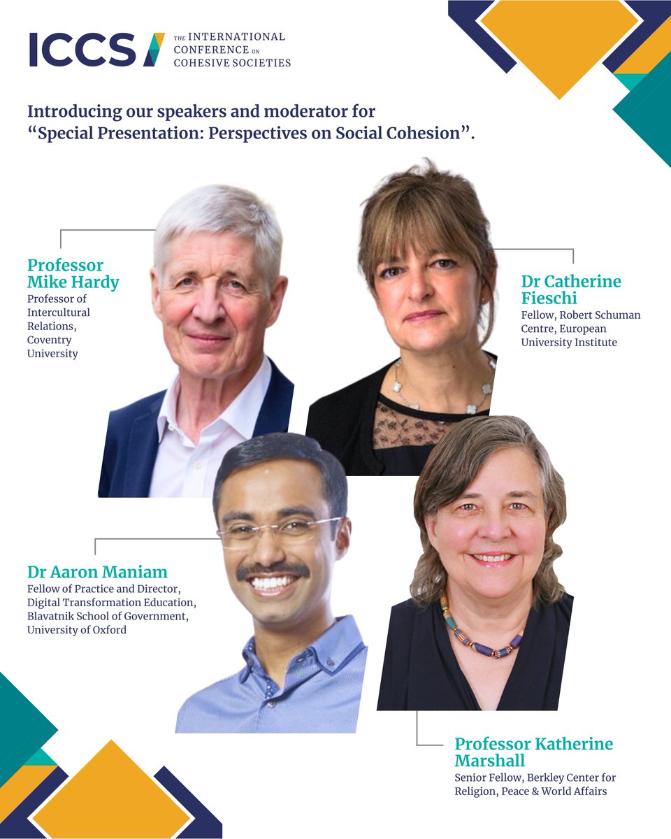 Meet our speakers and moderator for Special Presentation: Perspectives on Social Cohesion.

This segment examines the ever-evolving concept of social cohesion as it may apply to our diverse, multicultural societies of today.

Catch the livestream here 👉 go.gov.sg/perspectives-o…