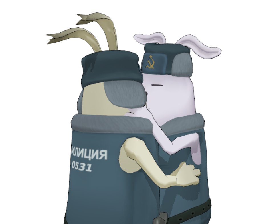 a little bit safer in your arms. #ウサビッチ