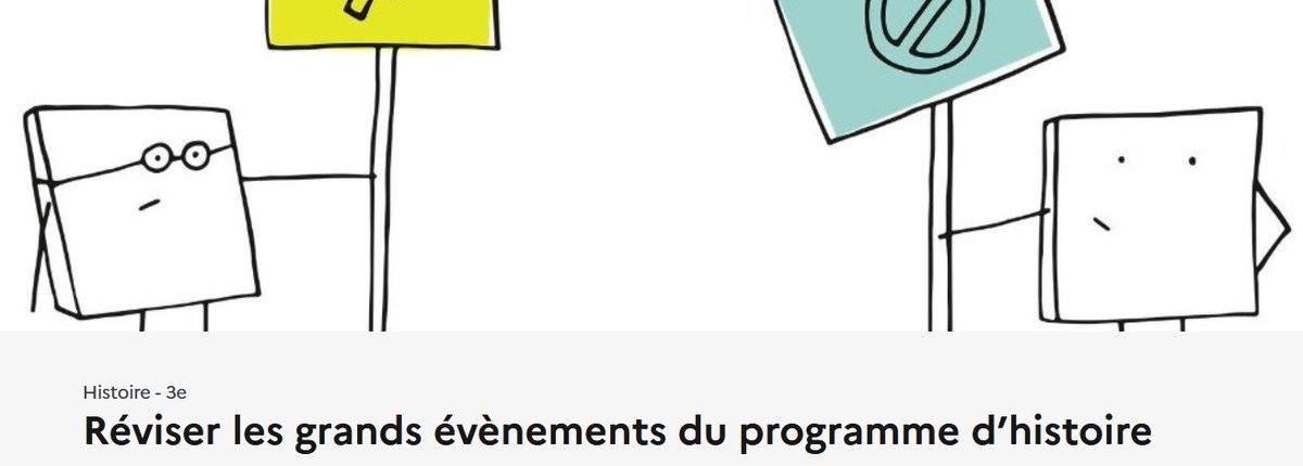 [DNB] Réviser les grands évènements du programme d’histoire: outils de révisions pour réaliser un Timeline, Question-réponse ou Mémory sur les grands repères historiques en 3e.
pedagogie.ac-orleans-tours.fr/spip.php?artic…