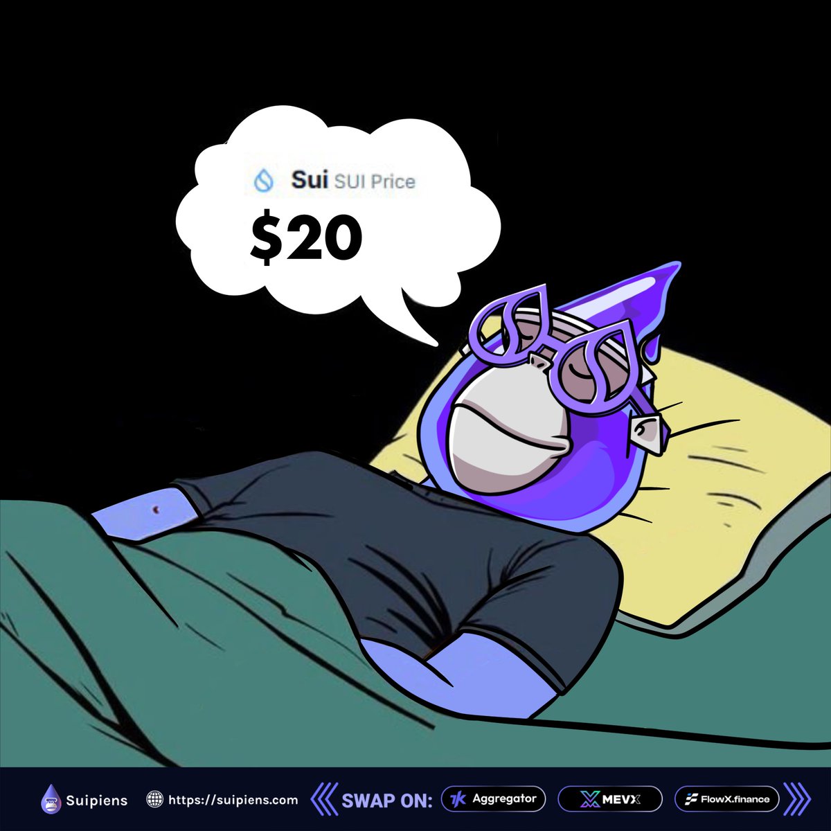 Universe sends me dream signals every night!🤤

💧 $SUI = $20

Y'all dreaming the same? 👀