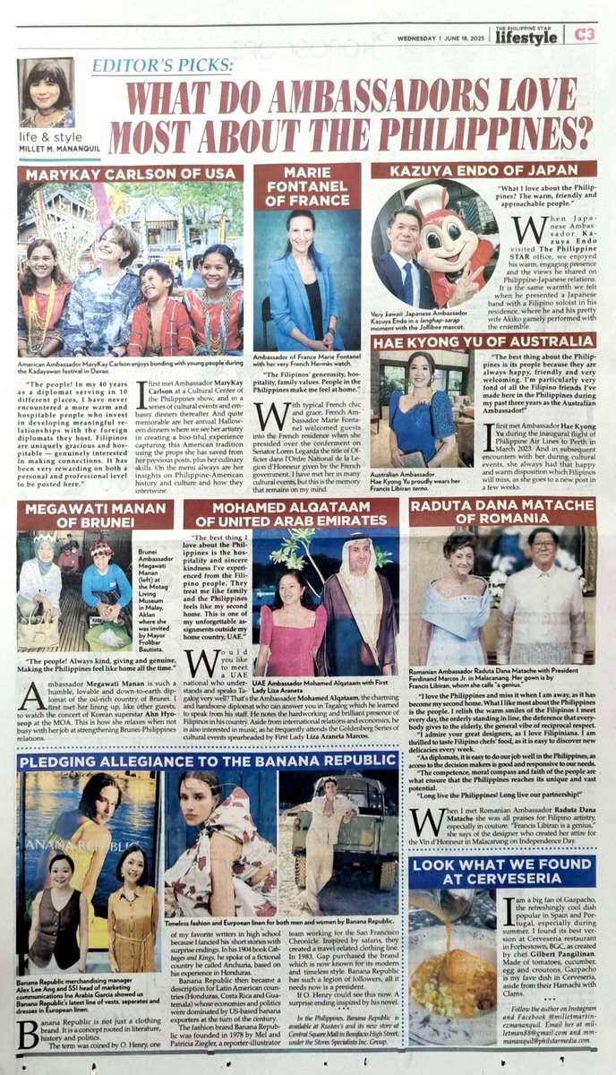 Number one reason to #LoveThePhilippines? The uniquely gracious and hospitable Filipino people! 💯 #FriendsPartnersAllies 🇺🇸♥️🇵🇭