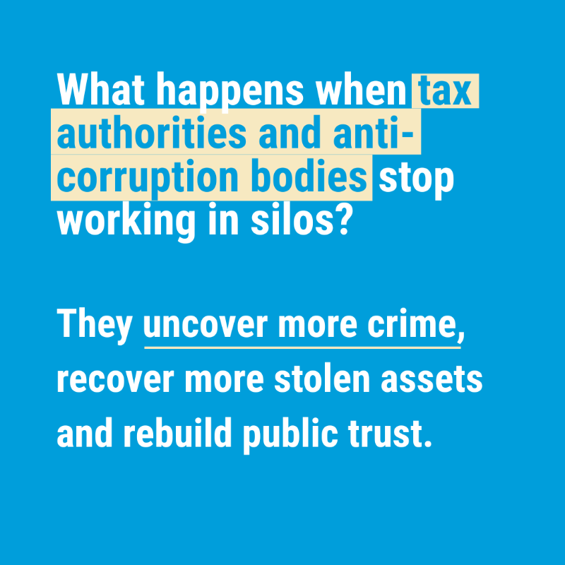 UNODC_FinCrime's tweet photo. Corruption and tax crime are deeply linked, draining public resources, distorting economies, and eroding trust.
 
Fighting one means fighting both.
 
Learn about our work on breaking down cooperation barriers in Asia➡️

#UnitedAgainstCorruption