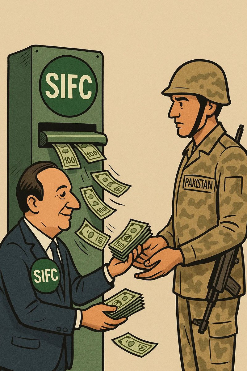 sunosunologon's tweet photo. SIFC’s civil-military coordination sounds promising, مگر جب آرمی چیف سربراہی کریں، civilian oversight پر سوال اٹھتے ہیں۔
Will investors trust a system جہاں وردی معیشت چلا رہی ہو؟
#SIFCisFail #FaujKaTajir #MilitaryInc #EconomicTakeover #CivMilImbalance #FDIdoubts #PakistanEconomy https://t.co/wNWx8wo1IU