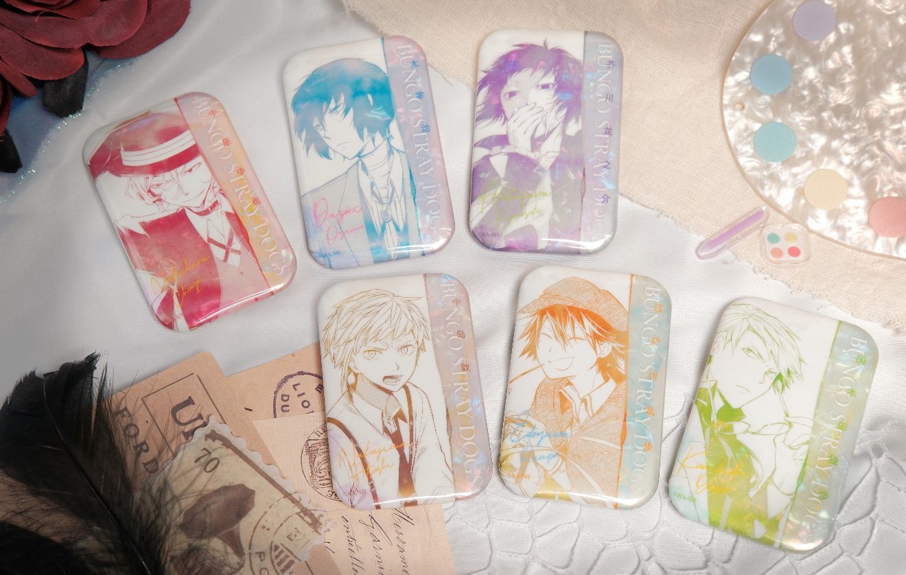 文スト 天聞角川 特典 ポストカード 7点セット 文豪ストレイドッグス