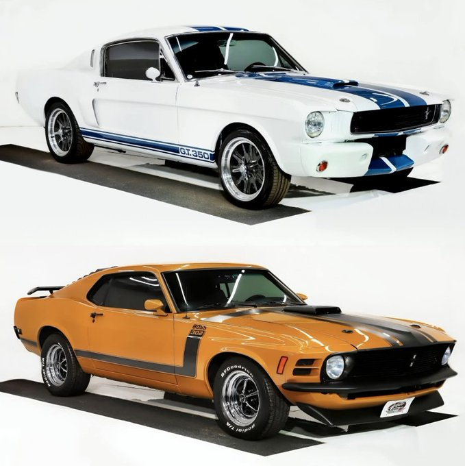 AnneHeilig01's tweet photo. Two legends. One choice. 🐍🔥

Shelby GT350 or Boss 302 — which one’s stealing your heart today? 💭🏁

A. GT350 

 B. Boss 302 👇

#MustangLegends #ShelbyGT350 #Boss302 #MuscleCarBattle #USA  #Detroit https://t.co/JxttYv8LYG