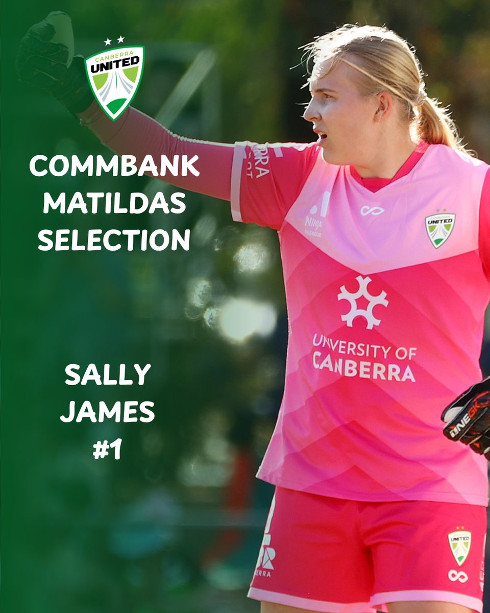 Congrats to Michelle and Sally on being named in the Commbank Matildas squad for the upcoming series against Slovenia and Panama!

💚💛

#UniteWithUs #CUInGreen