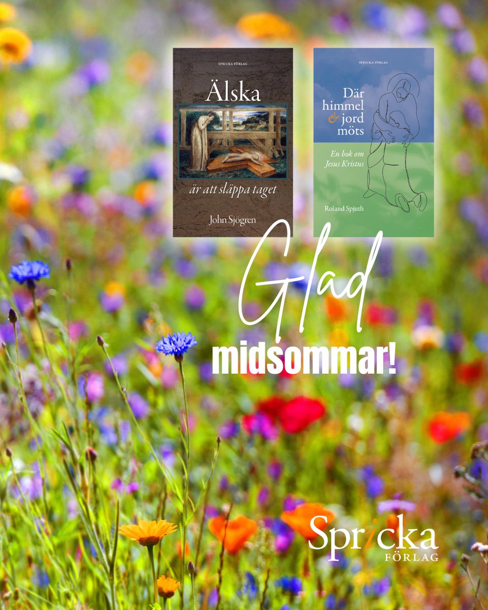 Spricka förlag önskar sina följare en glad midsommar!

spricka.se

#sprickaförlag