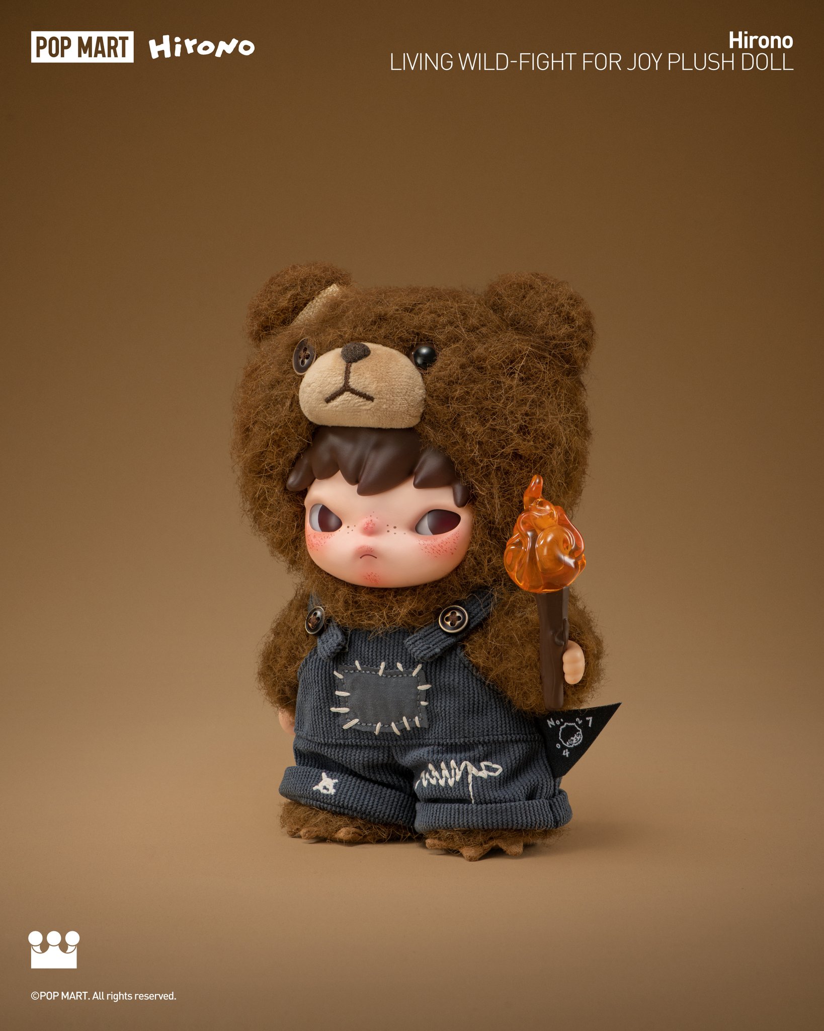 ★POPMART★ HIRONO LIVING WILD-FIGHT FOR JOY PLUSH DOLL Hirono Living Wild-Fight for Joy Plush Doll - POP MART