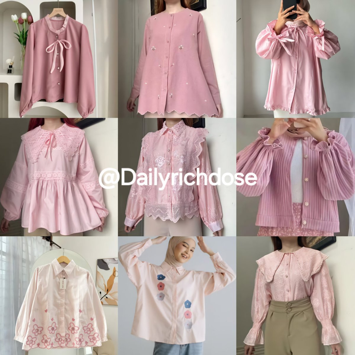 Dailyrichdose's tweet photo. 🩷 Pake atasan–blouse–tunik pink biar keliatan soft, padahal yang make chaos🤡

A thread https://t.co/JrNCJC5ATA