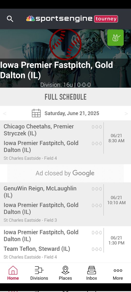 IP_10_Chi's tweet image. Sometimes the graphics dept takes a day off. This weekend, you can find us teeing off with the 16Us in St Charles, IL ahead of the CO JRSparkler. Come check us out.  @DaveBetcher1 @IowaPremierFP
