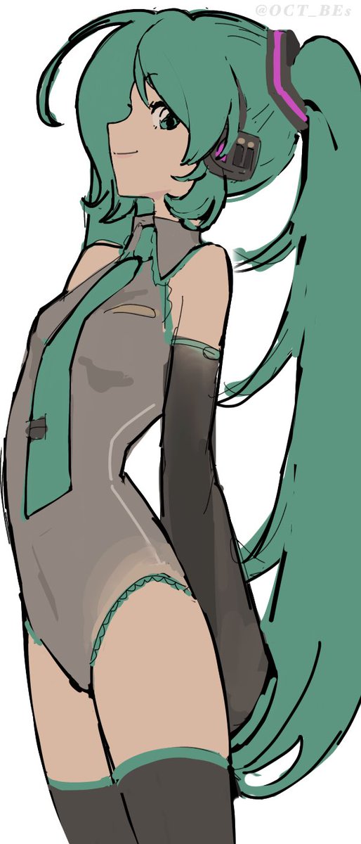 OCT_BEs's tweet photo. ハイレグミク https://t.co/LgVBEYnQdg