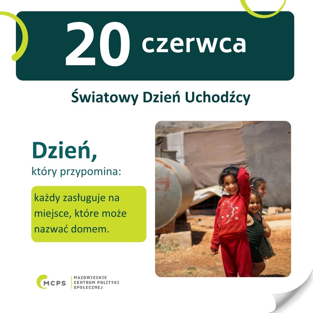 Uchodźcy to nie statystyki. To ludzie.
Godność, empatia i solidarność to podstawa polityki społecznej. Dziękujemy wszystkim instytucjom, organizacjom i osobom, które działają na rzecz tych osób
#ŚwiatowyDzieńUchodźcy #godność #empatia #solidarność #WorldRefugeeDay #solidarity
