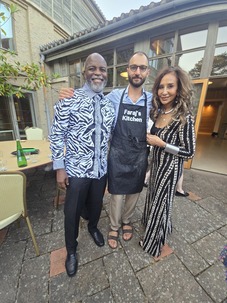 GINA DIN (@gina_din) on Twitter photo On Refugee Day, thinking of Faraj Alnasser who fled Aleppo with only a key to his family home. At the Crossings launch in Cambridge, he cooked for us. Each dish carried memory, loss, and the strength it takes to begin again in a new place. <a href="/endeeekay/">Natalya Din-Kariuki</a>
<a href="/ThebeIkalafeng/">Thebe Ikalafeng</a> On Refugee Day, thinking of Faraj Alnasser who fled Aleppo with only a key to his family home. At the Crossings launch in Cambridge, he cooked for us. Each dish carried memory, loss, and the strength it takes to begin again in a new place. <a href="/endeeekay/">Natalya Din-Kariuki</a>
<a href="/ThebeIkalafeng/">Thebe Ikalafeng</a>