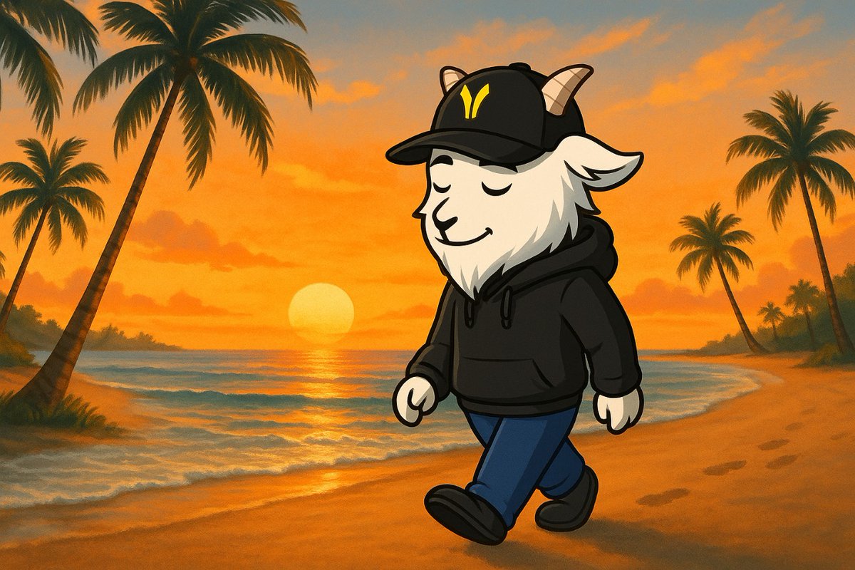 Chilling on the beach while my BTC stacks itself 🏖️ 

#GOATED