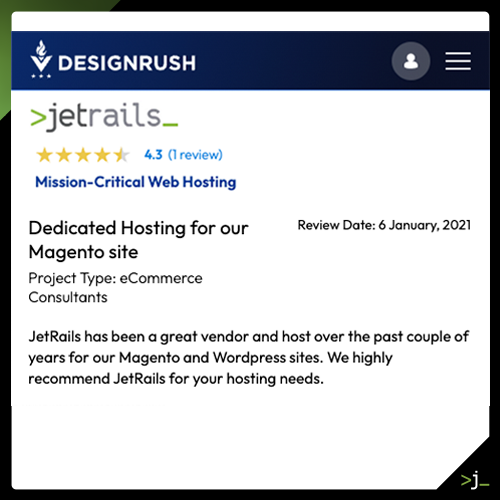 JetRails's tweet photo. Not the biggest. But proud to be the trusted by the best.
⭐️⭐️⭐️⭐️⭐️ on @Trustpilot, @clutch_co, @designrushmag, @trustradius, @slashdot and @Google
➡️https://t.co/NfiMMuTEOE
#EcommerceHosting #MagentoHosting #WooCommerce #Shopware #WebHosting #DevOps https://t.co/1XRCa7c30i