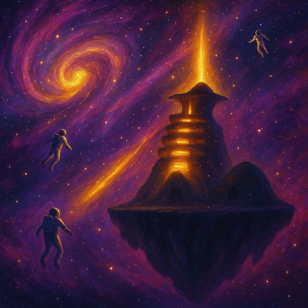 Beacon in the Void

A glowing signal pulsing through deep space, a tribute to unity, joy, and connection across the stars.
1/1 NFT , now live
opensea.io/nomad_hue 

#NFTart #1of1 #Surrealism #DigitalArt #OpenSea #SpaceArt