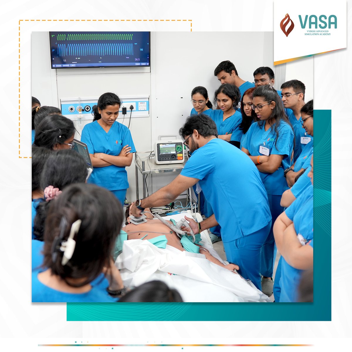 VASASimulation's tweet image. From managing code blue to performing advanced airway support, they trained with top-tier simulation and expert guidance at VASA. Because confidence in critical care isn’t optional—it’s earned.

#ACLS #AdvancedLifeSupport #LifeSupportTraining #EmergencyMedicine #VASA