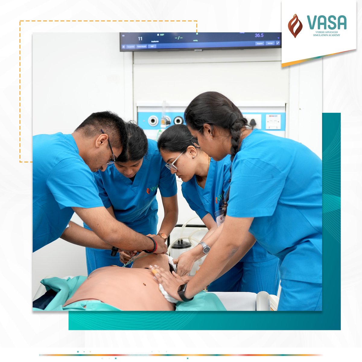 VASASimulation's tweet image. From managing code blue to performing advanced airway support, they trained with top-tier simulation and expert guidance at VASA. Because confidence in critical care isn’t optional—it’s earned.

#ACLS #AdvancedLifeSupport #LifeSupportTraining #EmergencyMedicine #VASA