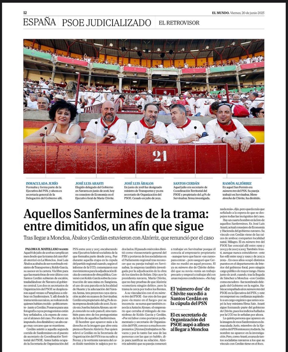 Nunca mejor dicho “EL BURLADERO” a todos los españoles.