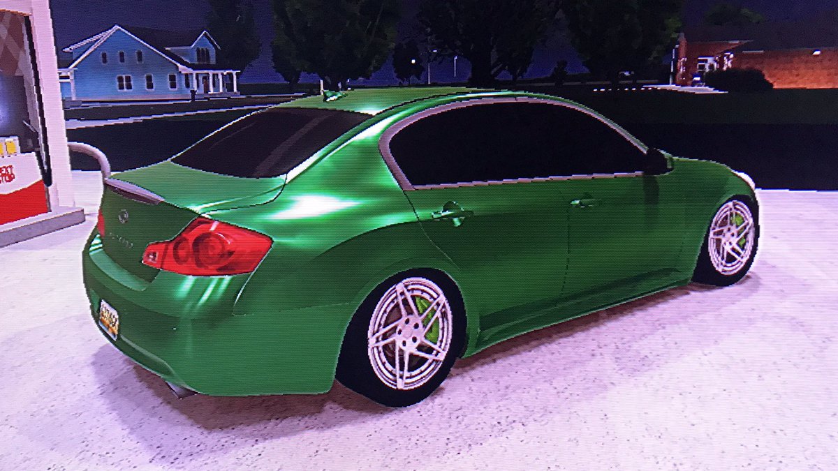 KingWolfRich1's tweet photo. Infiniti G37 Sedan 2008 And Upgrade Glow Green I Nickname Gen37🤙🏾 #Roblox #InfinitiG37 #Sedan #Gen37 https://t.co/GYeuJj2AlF